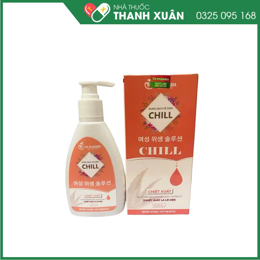 Dung dịch vệ sinh CHILL làm sạch nhẹ nhàng, kháng khuẩn, khử mùi hôi